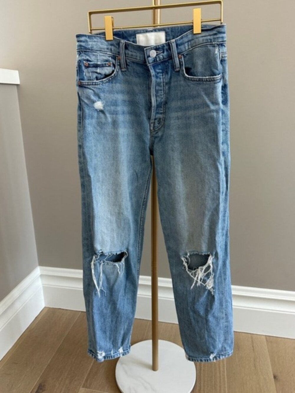 MOTHER Tomcat Jeans Size 26 The Confession Wash Straight Leg